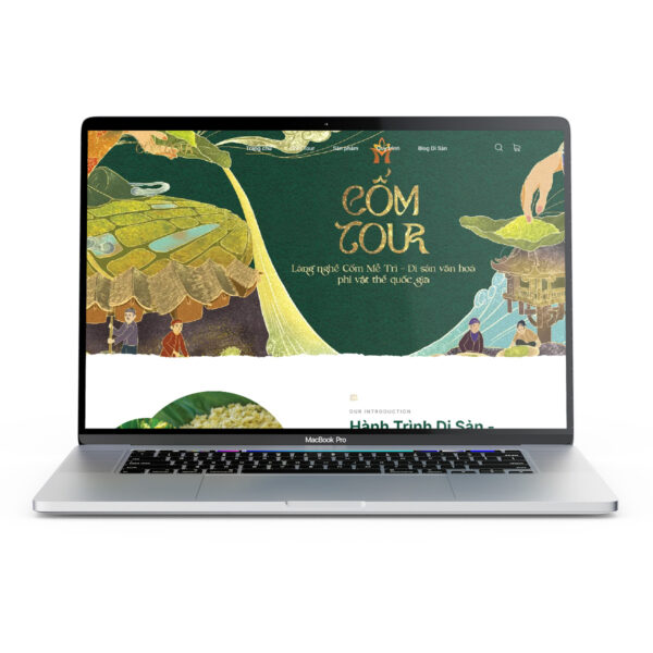 Thiết kế website sản phẩm truyền thống OCOP ấn tượng