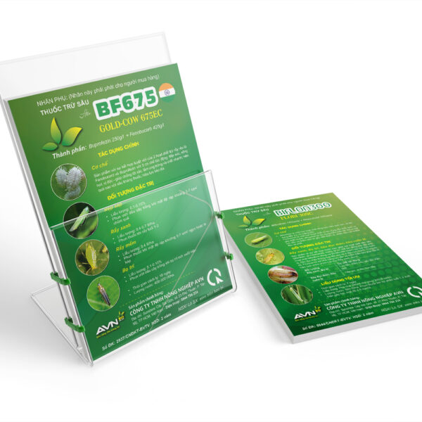 Thiết kế nhãn phụ thuốc bảo vệ thực vật