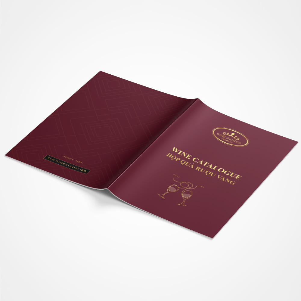 Thiết kế Catalog sản phẩm bộ quà tặng rượu vang - Ảnh 2