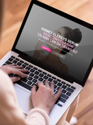 Thiết kế trang web giới thiệu sản phẩm landing page mỹ phẩm