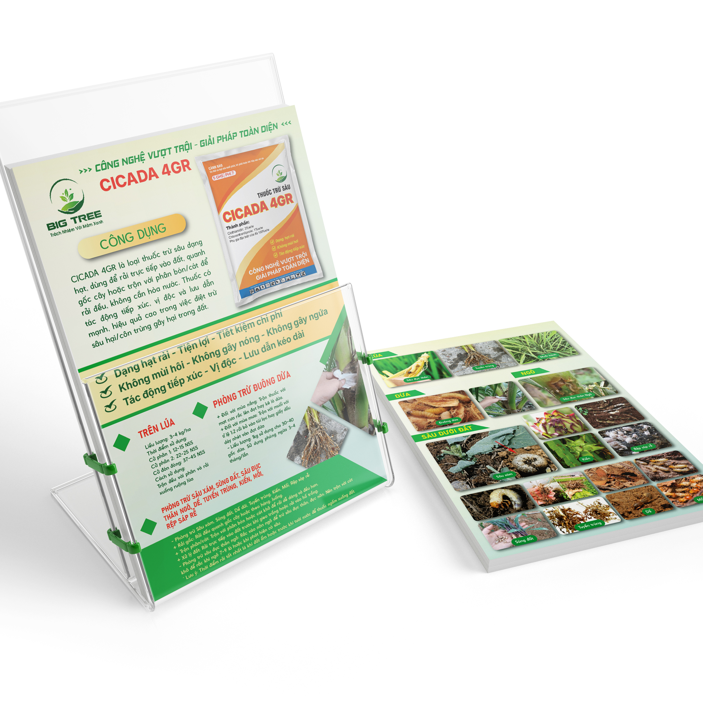 Thiết kế tờ rơi Nông nghiệp hiện đại