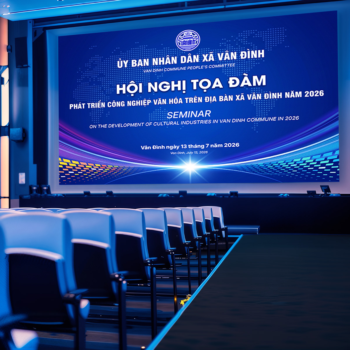 Thiết kế đồ họa nhận diện sự kiện văn hóa, hội nghị, tọa đàm