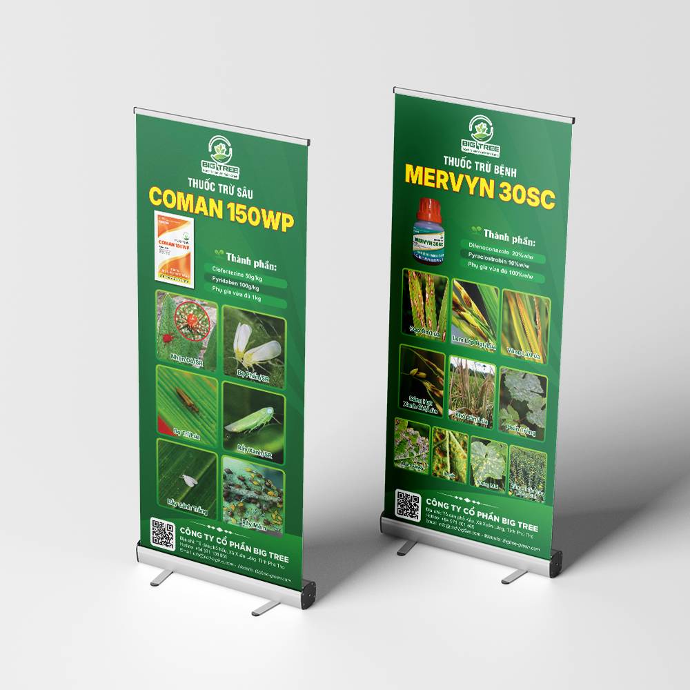 Thiết kế standee quảng cáo sản phẩm vật tư nông nghiệp - Ảnh 3