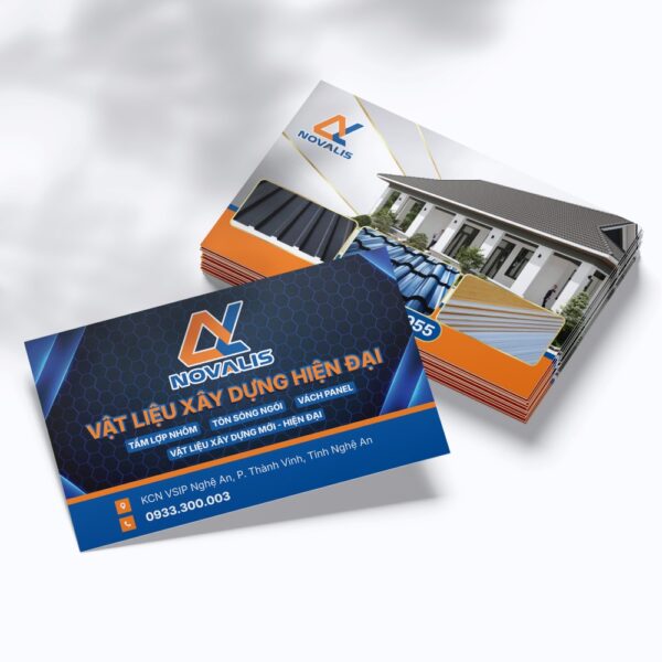 Thiết kế namecard - danh thiếp cho doanh nghiệp tôn sắt thép