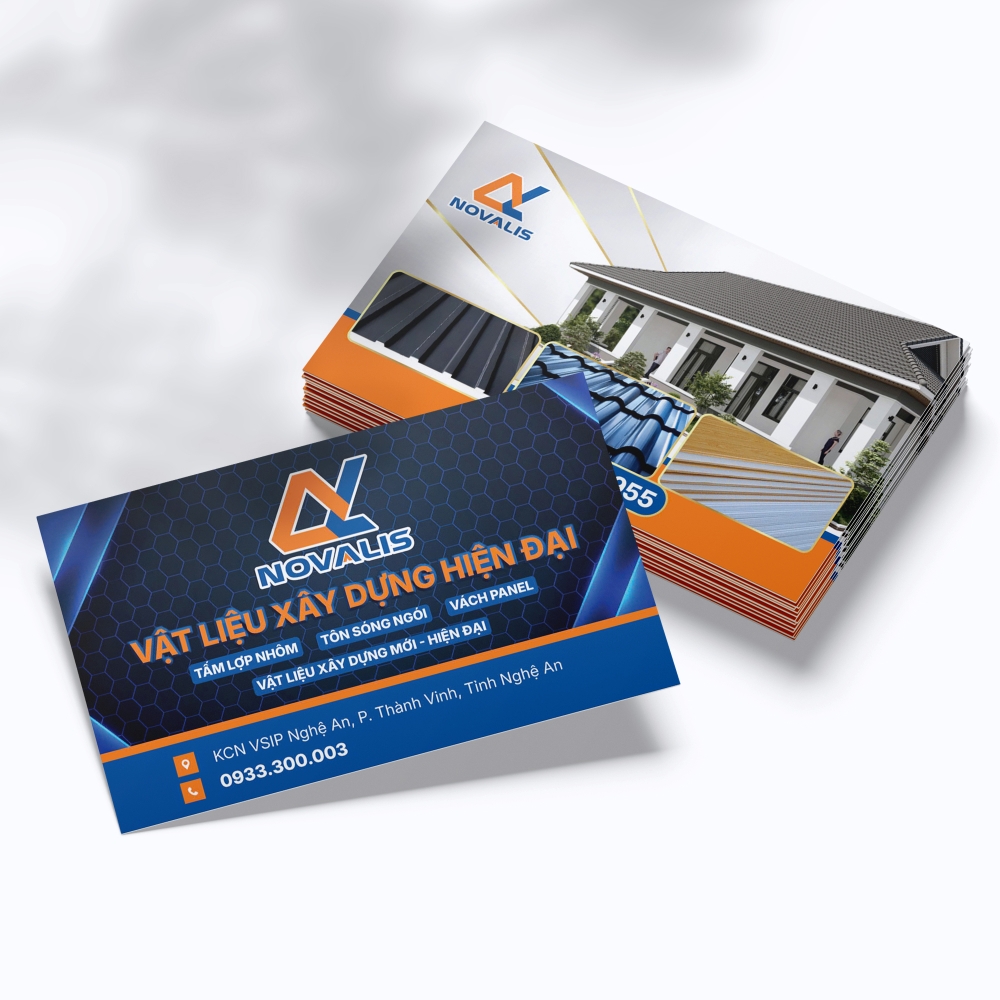 Thiết kế namecard - danh thiếp cho doanh nghiệp tôn sắt thép