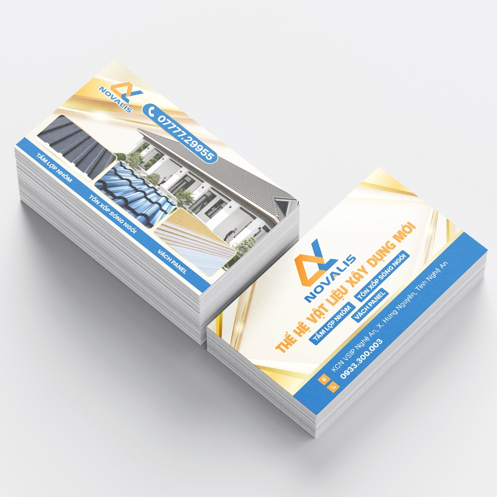 Thiết kế namecard - danh thiếp cho doanh nghiệp tôn sắt thép - Ảnh 2