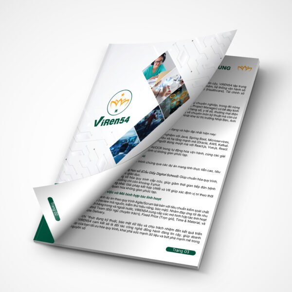 Thiết kế hồ sơ năng lực doanh nghiệp công nghệ thông tin