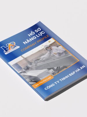 Thiết kế hồ sơ năng lực doanh nghiệp sơn phủ kim loại