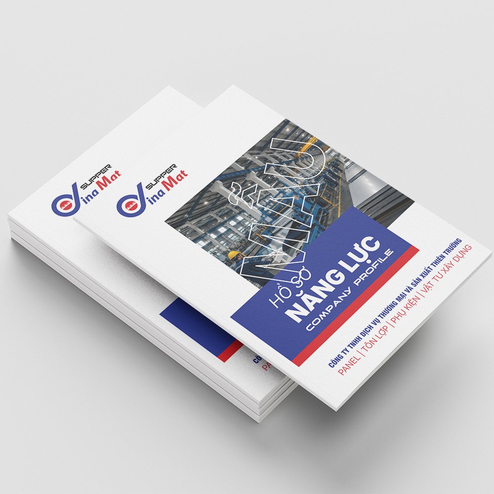 Thiết kế hồ sơ năng lực doanh nghiệp sản xuất tôn lợp, panel vách
