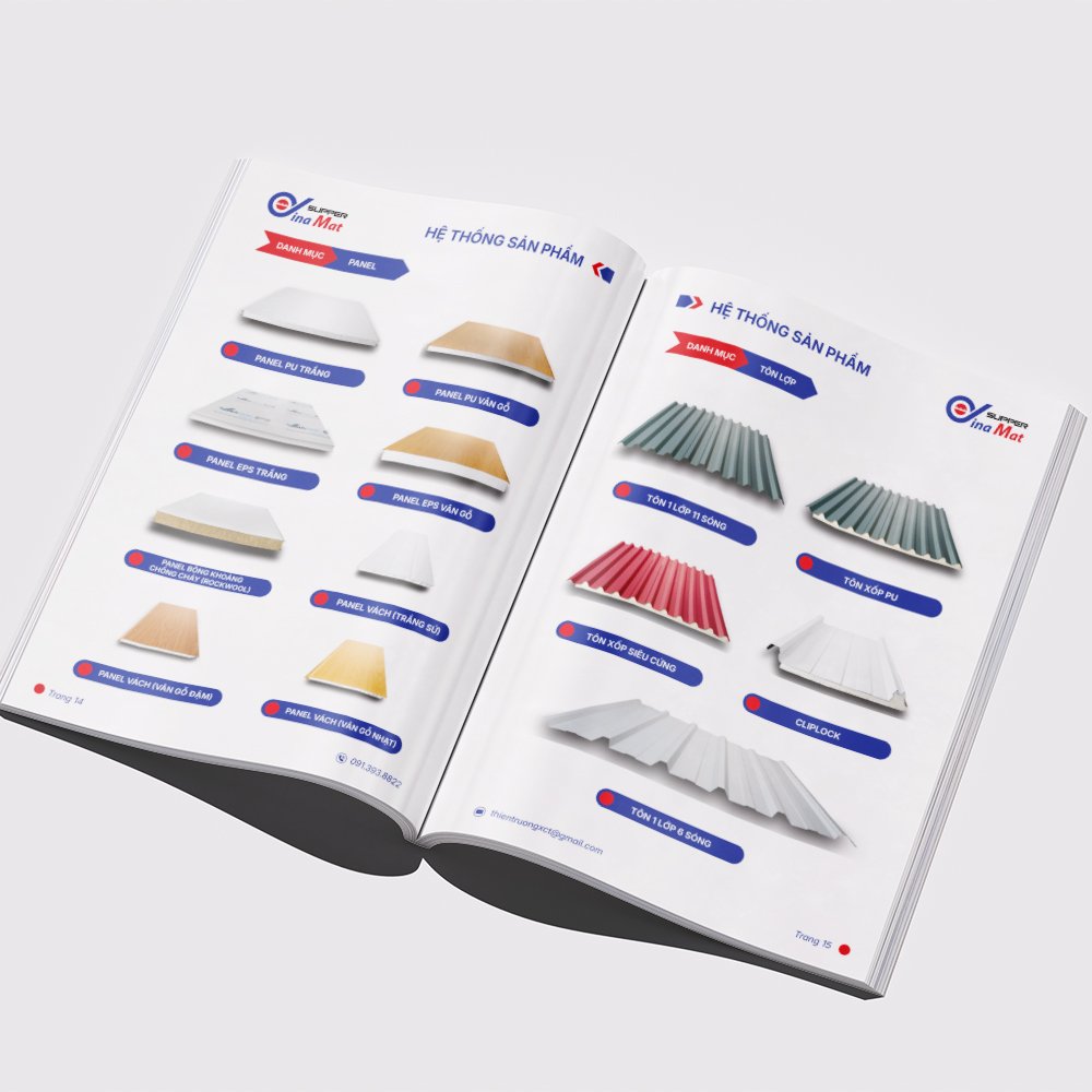 Thiết kế hồ sơ năng lực doanh nghiệp sản xuất tôn lợp, panel vách - Ảnh 4